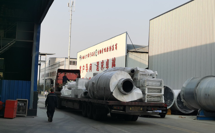 菌棒顆粒機(jī)裝車完成，發(fā)往安徽