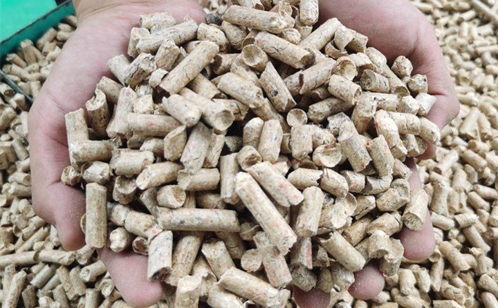 秸稈、鋸末、廢木頭等加工成顆粒狀的生物質(zhì)燃料